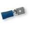 Isolierter Verbinder 6,3x0,8 mm blau